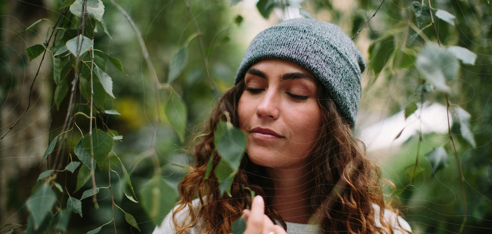 woman in nature